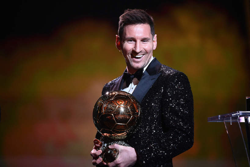 Leo Messi, Gala Złota Piłka 2021, Paryż, 29.11.2021 rok