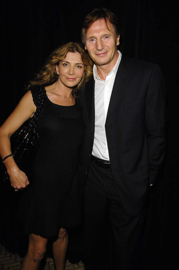 Liam Neeson, Natasha Richardson, Nowy Jork, 10.10.2007 rok
