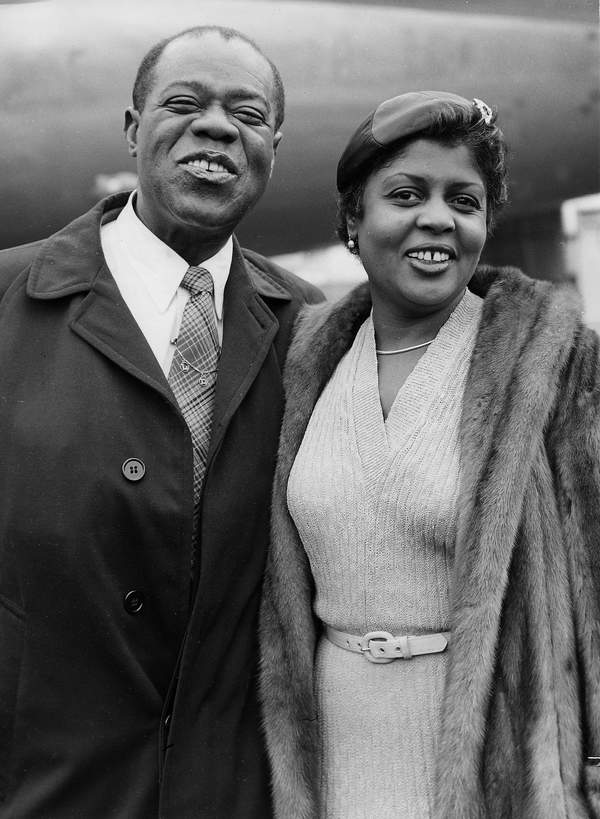 Louis Armstrong i Lucille Wilson Armstrong historia miłości