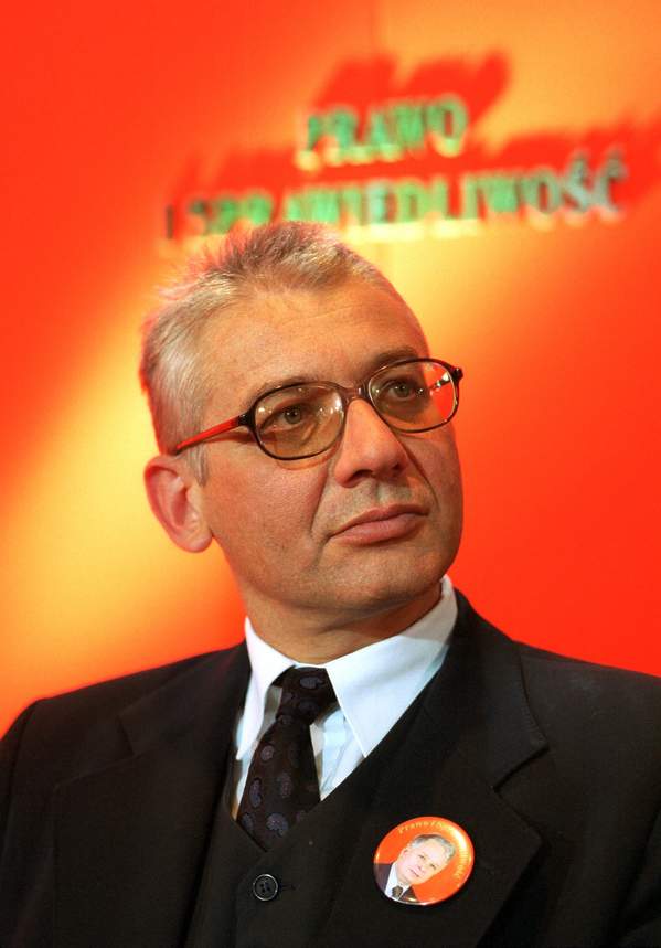 Ludwik Dorn, Wybory Parlamentarne. Klub Prawo i Sprawiedliwość, 23.09.2001 Warszawa.