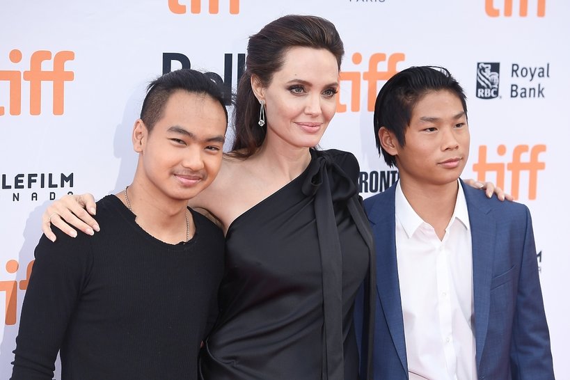 Maddox Jolie-Pitt, Angelina Jolie, Pax Jolie-Pitt 