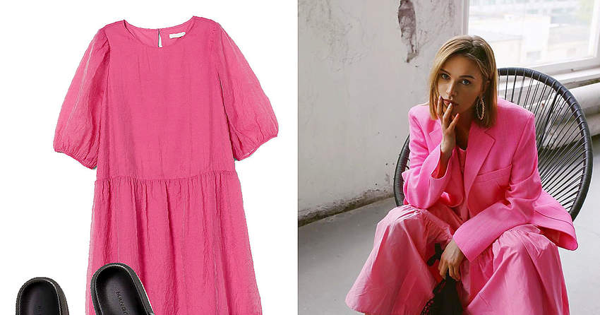 Maffashion w klapkach z Mango i sukience z H&M. Ta stylizacja to hit  Instagrama! 