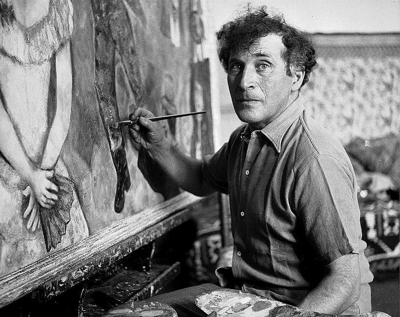 Marc Chagall przy pracy