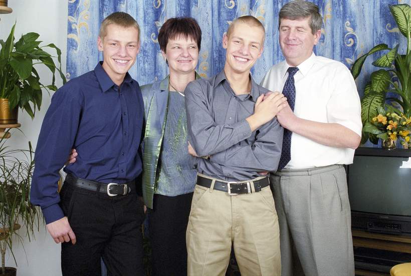 Marcin Mroczek, Rafał Mroczek, rodzice