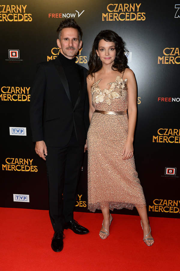 Maria Dębska, Marcin Bosak, Premiera filmu Czarny Mercedes, Warszawa, 30.09.2019 rok