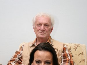 Marian Kociniak, Anna Mucha na Jubileusz 50 lat pracy Kociniaka w 2010 roku 