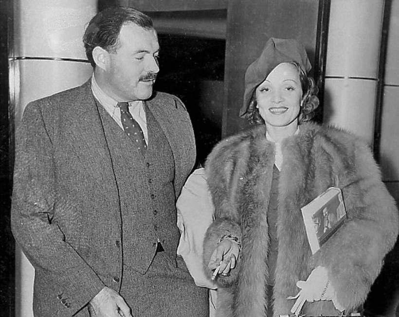 Marlene Dietrich i Ernest Hemingway: historia romansu
