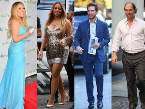Matthew MacConaughey Mariah Carey porównanie sylwetek