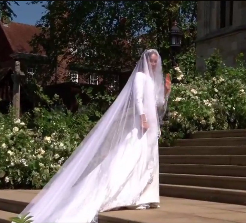 Meghan Markle w sukni ślubnej