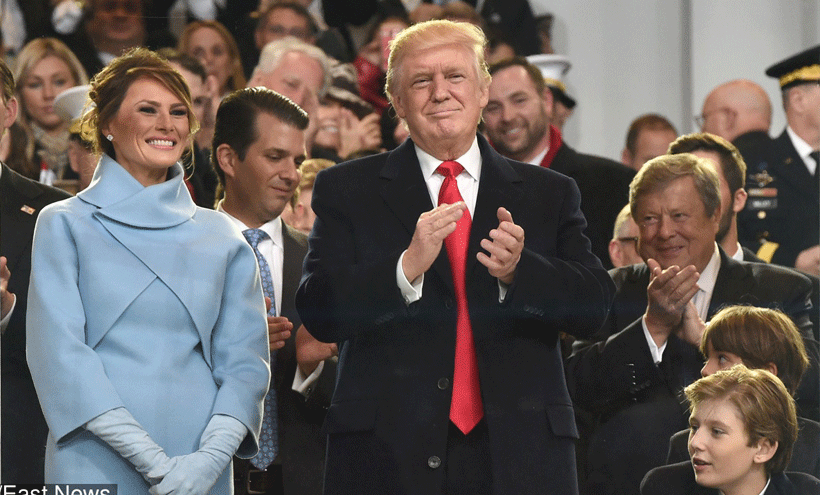 Melania Trump, Donald Trump - zaprzysiężenie nowego prezydenta USA