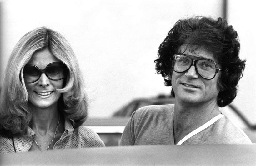 Michael Landon z żoną Lynn Noe, 1979 rok