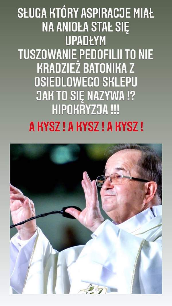 Michał Szpak o o. Rydzyku