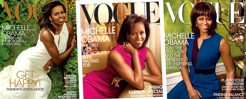 Michelle Obama na okładkach Vogue