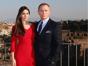 Monica Bellucci i Daniel Craig we Włoszech