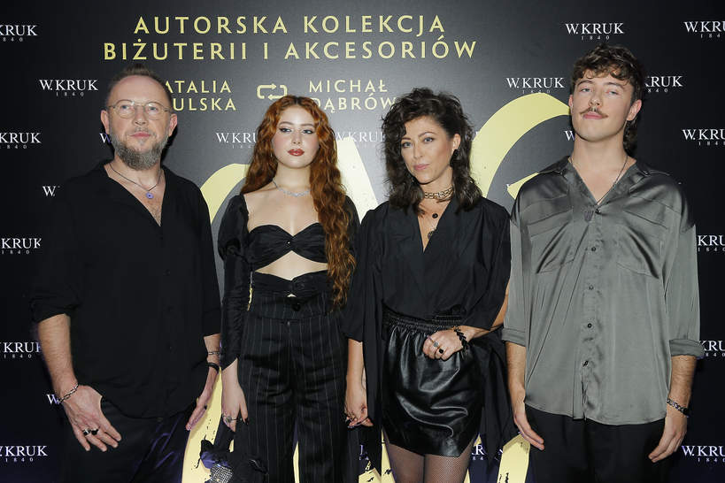 Natalia Kukulska, Michał Dąbrówka, Jan Dąbrówka, Anna Dąbrówka, wrzesień 2022