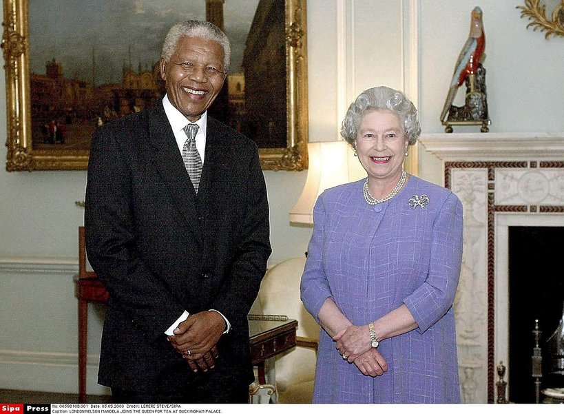 Nelson Mandela, Królowa Elżbieta II