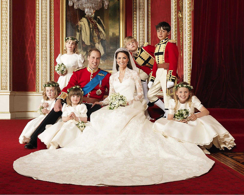 Oficjalne portrety rodziny królewskiej, oficjalny portret ślubny Kate i Williama