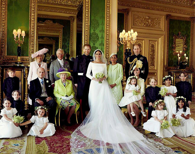 Oficjalne zdjęcia ślubne Meghan Markle i księcia Harry'ego, książę Harry, brytyjska rodzina królewska