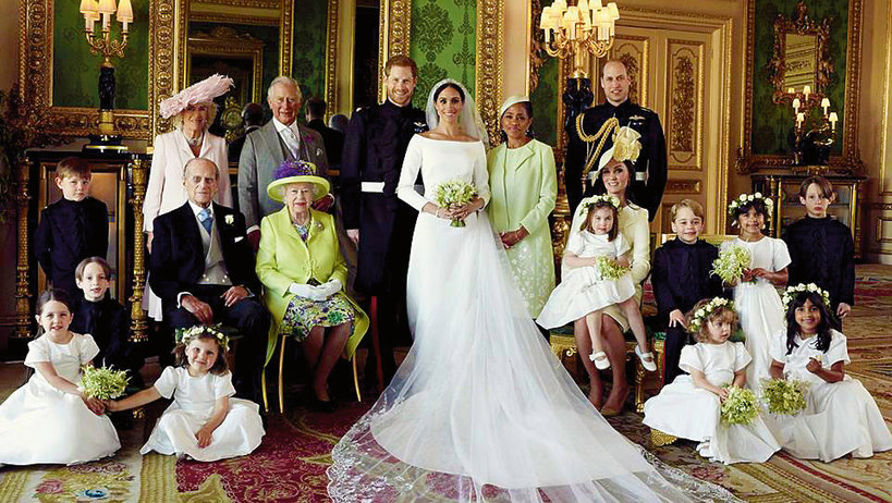 Oficjalne zdjęcia ślubne Meghan Markle i księcia Harry'ego, książę Harry, brytyjska rodzina królewska