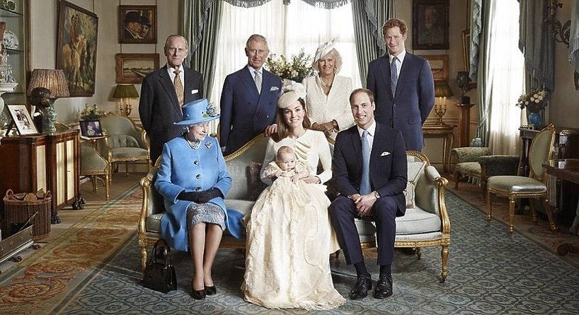 Oficjalny portret brytyjskiej rodziny królewskiej