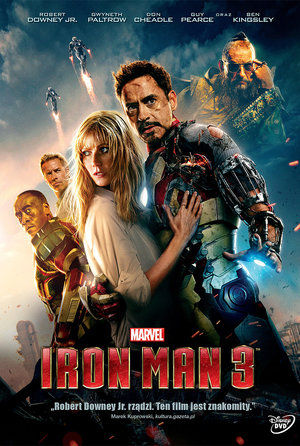 okładka filmu Iron Man 3. Galapagos Films