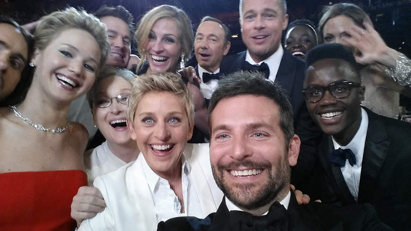 Oscary: słynne selfie gwiazd