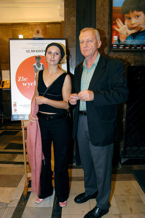 Paulina Holtz z tatą Witoldem, 2004, Witold Holtz