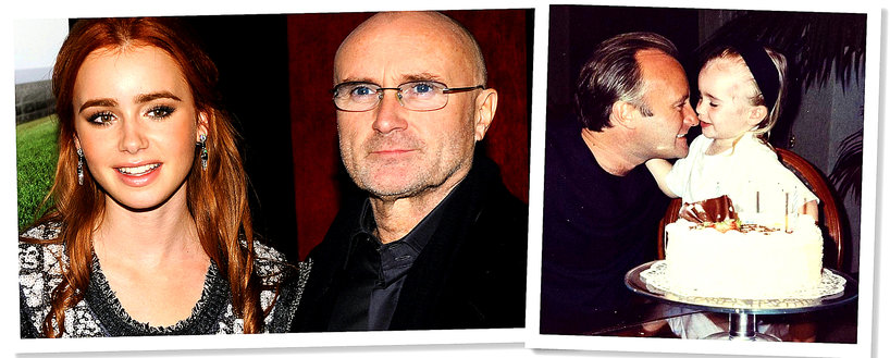 Phil Collins i Lily Colins
