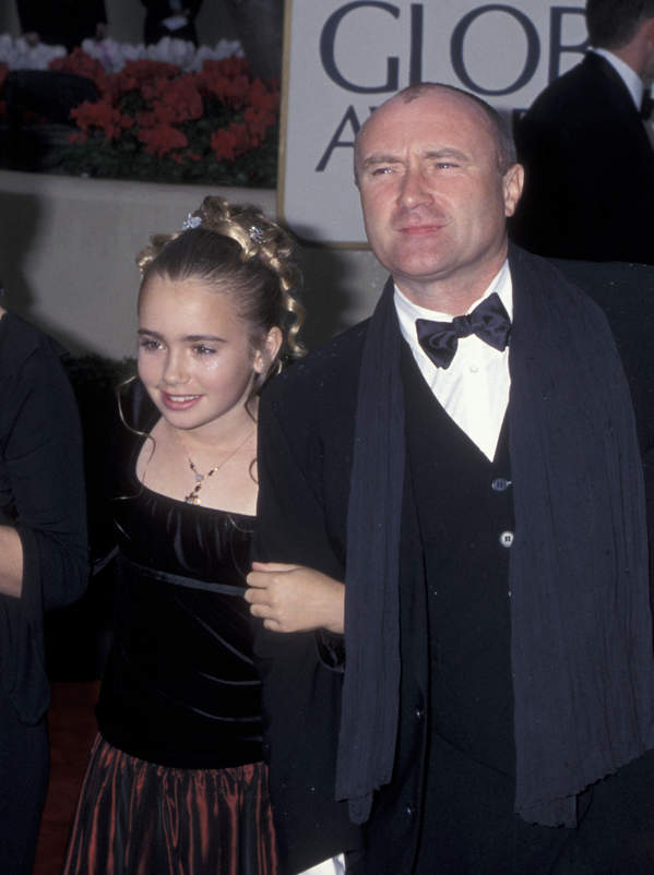 Phil Collins, Lily Collins, 57. gala Złotych Globów, styczeń 23, 2000 