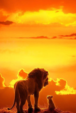 plakat do filmu „Król lew”