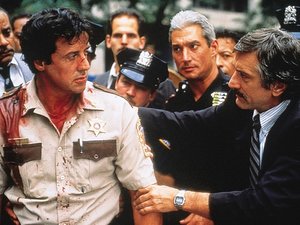plakat filmu Cop Land. Sylvester Stallone, Robert De Niro