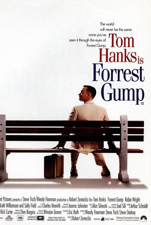 plakat filmu Forrest Gump, Tom Hanks