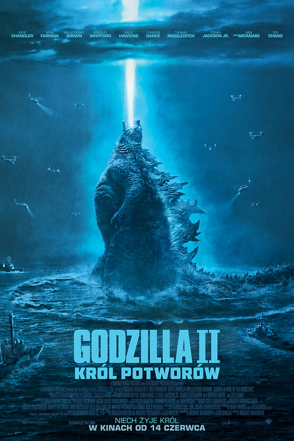 plakat filmu Godzilla II: Król potworów