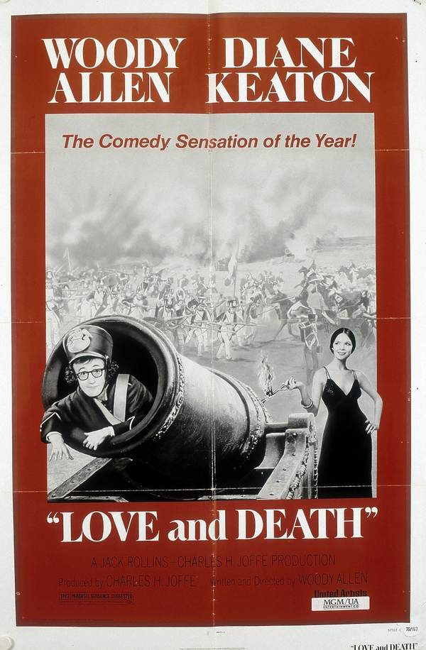 plakat filmu Miłość i śmierć