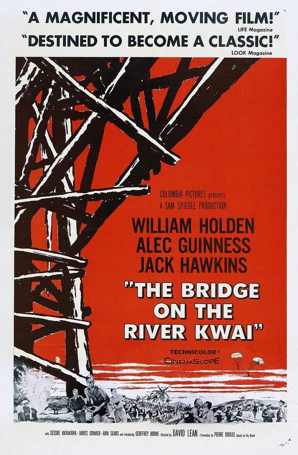 plakat filmu Most na rzece Kwai