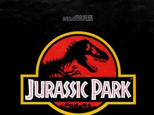 plakat filmu Park Jurajski. Steven Spielberg