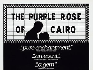 plakat filmu Purpurowa róża z Kairu