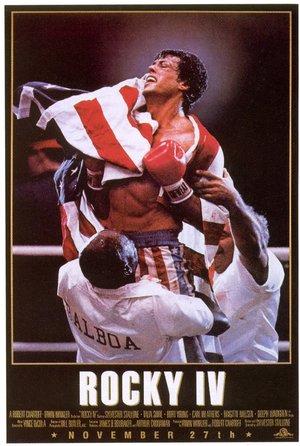 Plakat filmu Rocky 4. Sylvester Stallone