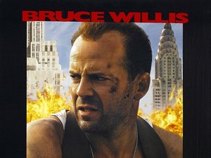 plakat filmu Szklana pułapka 3. Bruce Willis
