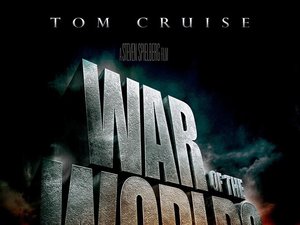 plakat filmu Wojna światów. Steven Spielberg