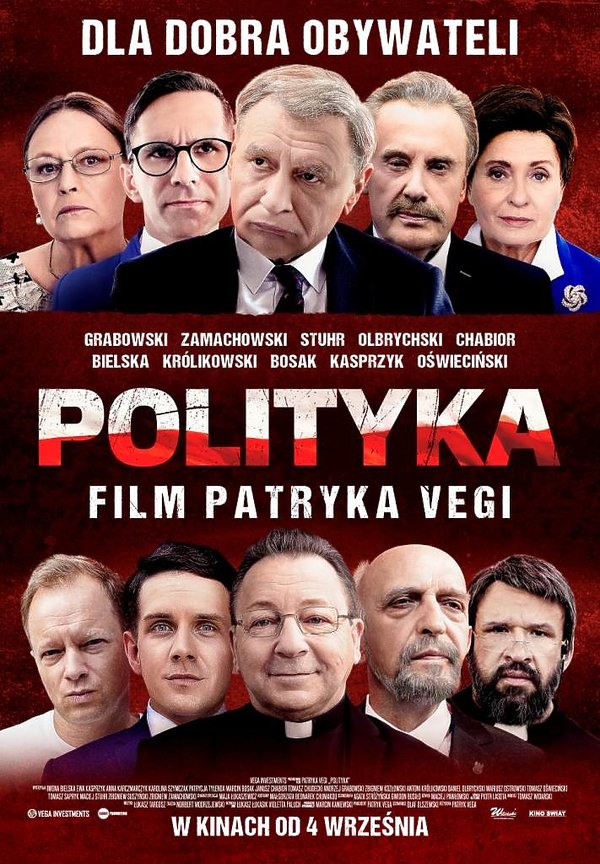 plakat Polityka, film, Patryk Vega