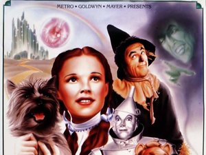 plakat z filmu Czarnoksiężnik z Oz