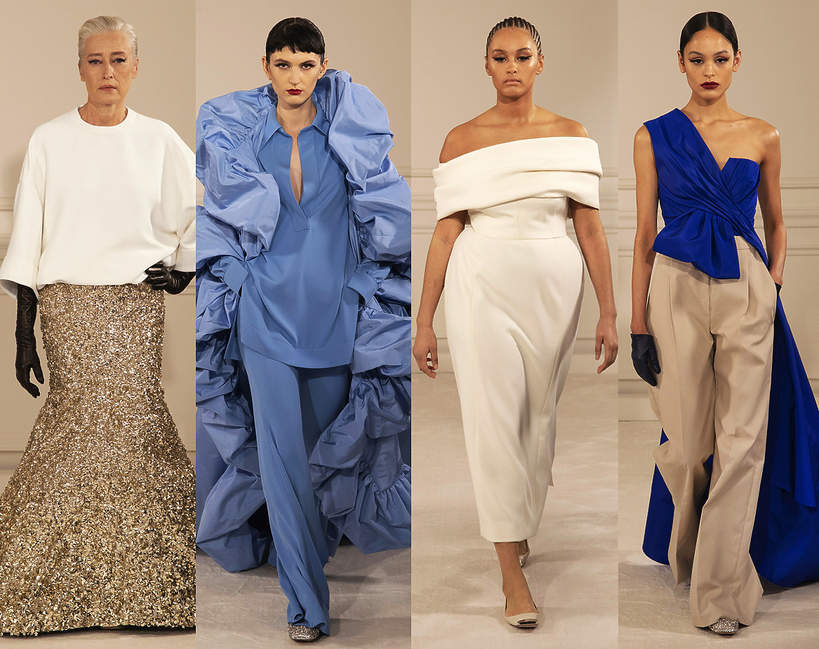 pokaz kolekcji haute couture Valentino na wiosnę 2022 wybieg