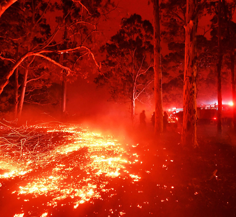 Pożar w Australii