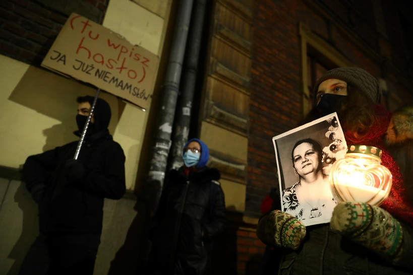 Protesty Ani jednej więcej! po śmierci Agnieszki z Częstochowy