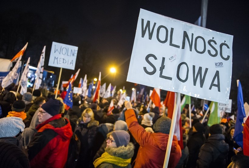 Protesty pod Sejmem, 16.12.2016