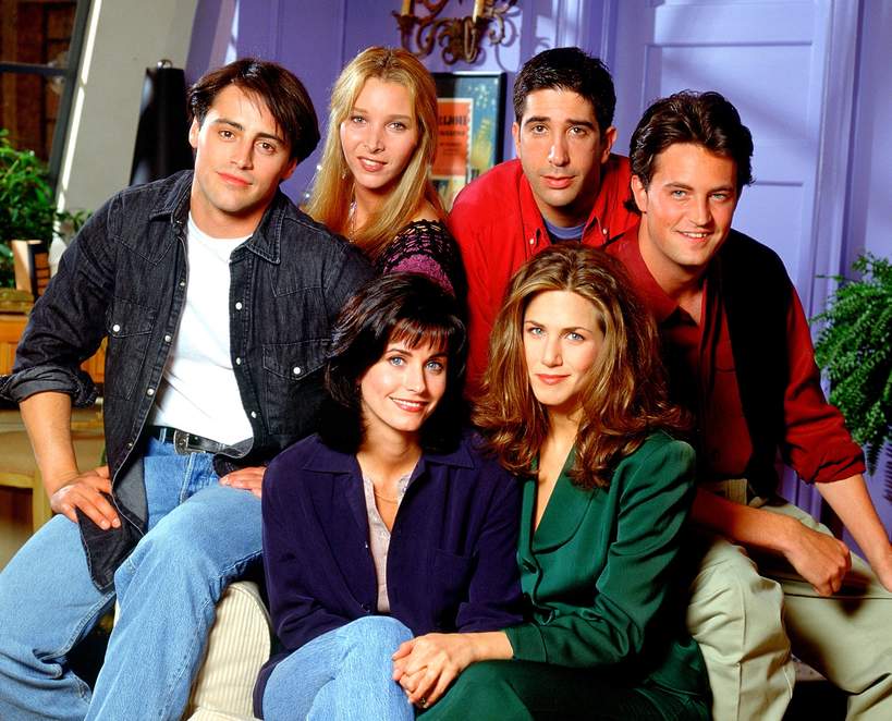 Przyjaciele,Friends, Matt LeBlanc, Lisa Kudrow, David Schwimmer, Matthew Perry, Courteney Cox, Jennifer Aniston, 1994