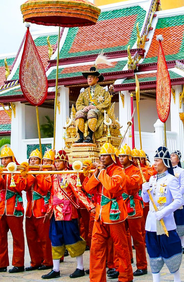 Rama X, król Tajlandii, koronacja