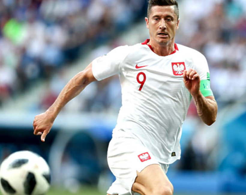 Robert Lewandowski, mecz Polska-Japonia, Mundial 2018