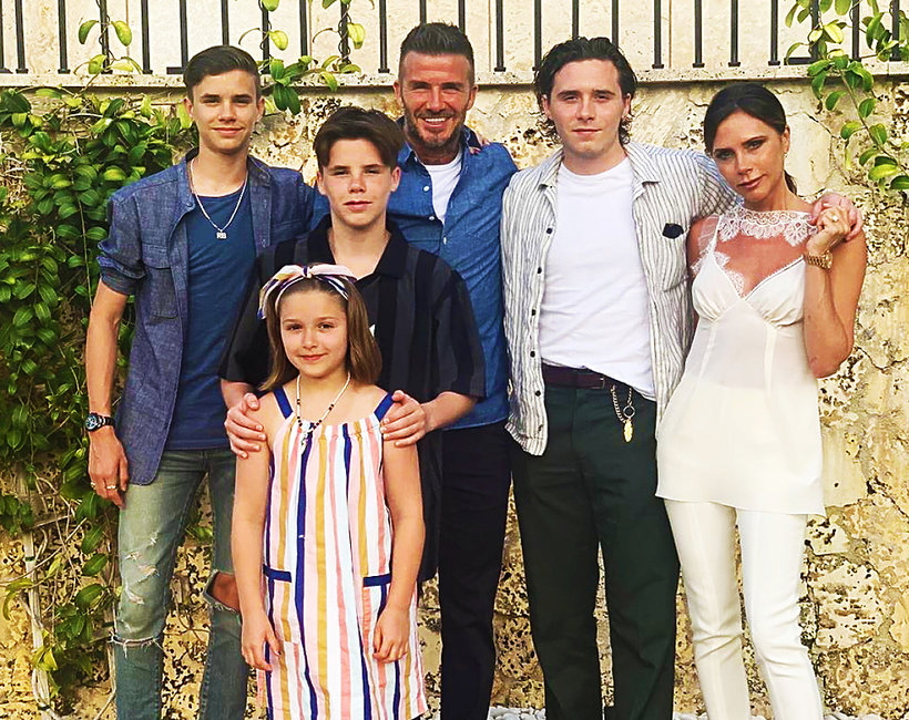 Rodzina Beckhamów, David Beckham, Victoria Beckham, Romeo Beckham, Cruz Beckham, Harper Beckham, Brooklyn Beckham